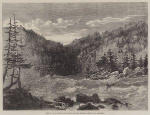 De Niagara boven de watervallen door Richard Principal Leitch